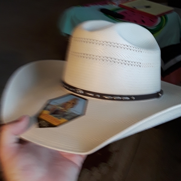 BRAND NEW IN BOX STETSON 10X OVAL SIZE 7 1/2  JUST - Picture 2 of 4